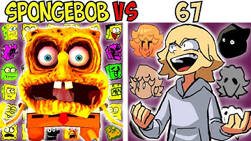 ALL SPONGEBOB VS 67 TEST | FNF Character Test | Gameplay VS Playground