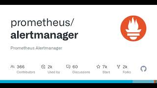 GitHub - prometheus/alertmanager: Prometheus Alertmanager