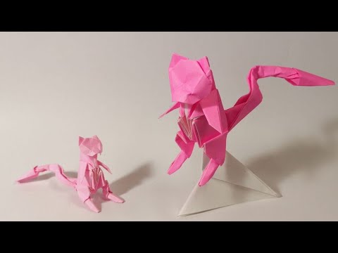 折り紙 ミュウ Origami Pokemon Mew Youtube