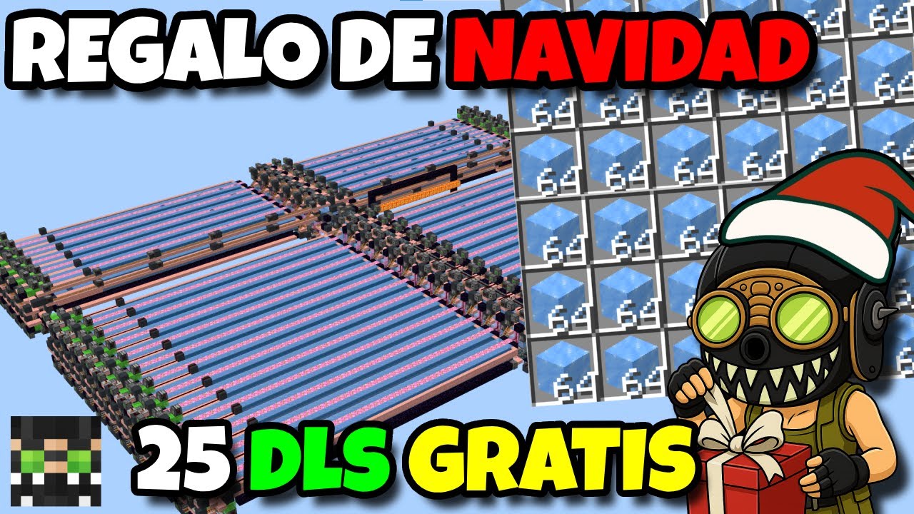 GRANJA DE HIELO Y SORTEO💲 MINECRAFT BEDROCK (FELIZ NAVIDAD🎄)