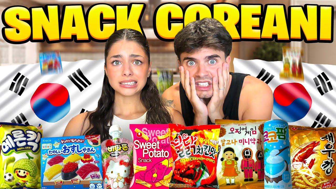 PROVIAMO GLI SNACK COREANI PIÙ STRANI
