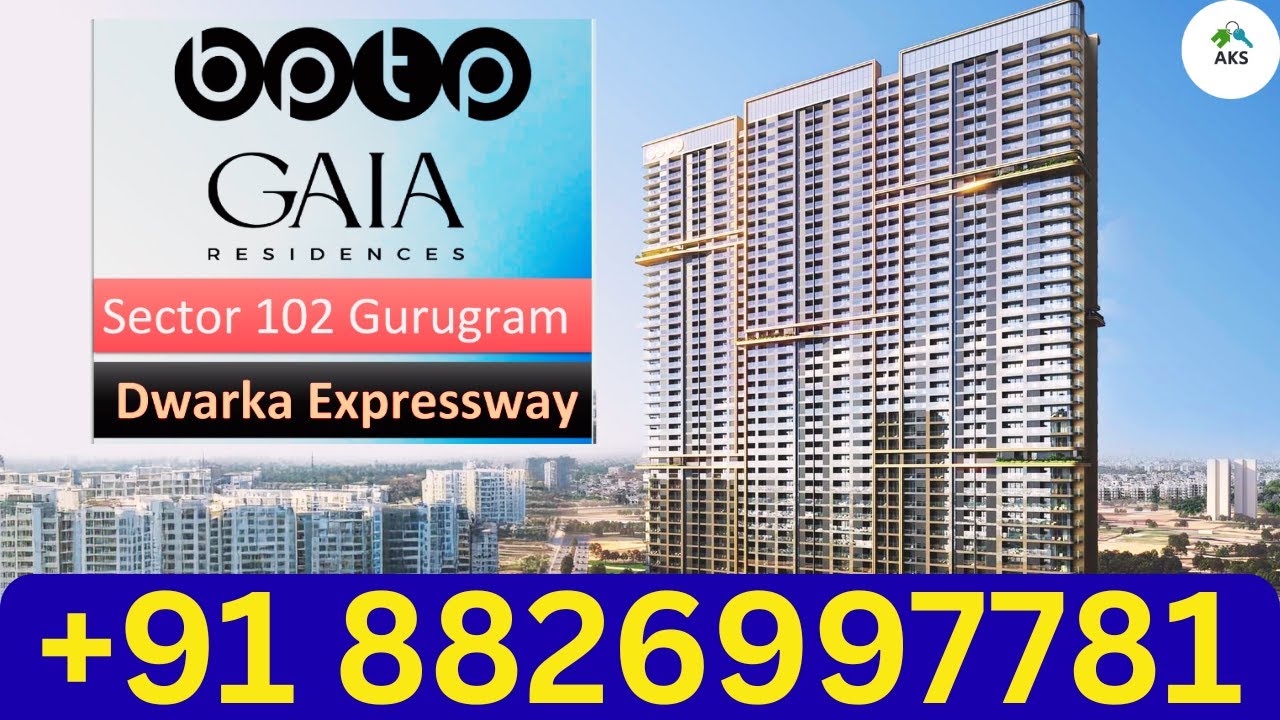 BPTP Gaia Residences Booking Sky Gardens Elegant Residences 3BHK 2006 Sq.ft Sector 102 Gurugram