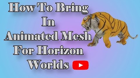 AI Generated Animated Rigged FBXs In Meta Horizon Worlds