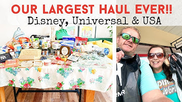 OUR LARGEST USA SHOPPING HAUL | Disney | Universal | Walmart | Hobby Lobby | Dollartee