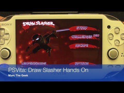 Video: Igra Ginja Iz Risanke V Risanki V Risanki Draw Slasher Prihaja V PlayStation Vita