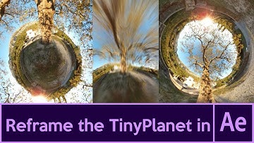 Reframe Tiny Planet in After Effects Tutorial, Native Effects, 360 videos and photos