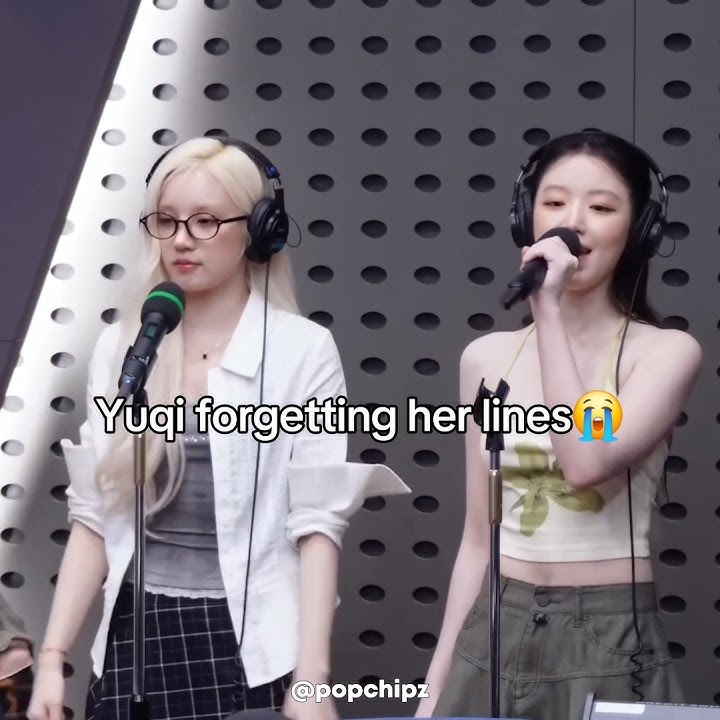 LMAO YUQI 😭 #kpop #gidle #idle #yuqi #goodthing #meme #live #music #fyp