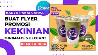 DESAIN MINUMAN KEKINIAN DENGAN CANVA - Pemula Pasti Bisa!
