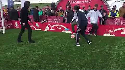 WATCH VIDEO: Jay Jay Okocha at his best, even in retirement