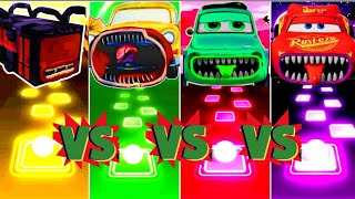 Bus Eater Exe vs Car Eater vs Cars vs McQueen Eater - Tiles Hop EDM Rush