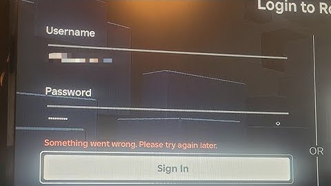 Fix Roblox Something Went Wrong Please Try Again Later Error While Login On Mobile