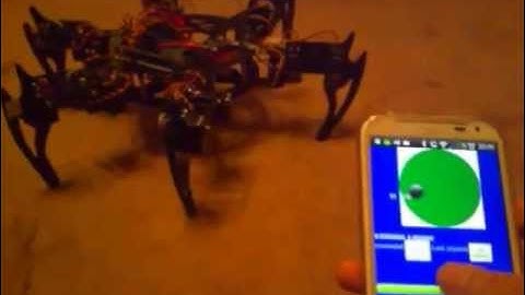Arduino Hexapod Robot - Mini V3 - android wireless bluetooth source code 六脚兽 機器人