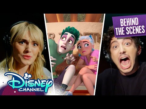 ZOMBIES: The Re-Animated Series | Recording Booth with Meg & Milo | Endless Summer | @disneychannel