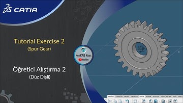 3DEXPERIENCE CATIA - Tutorial Exercise 2 | Spur Gear ⚙️