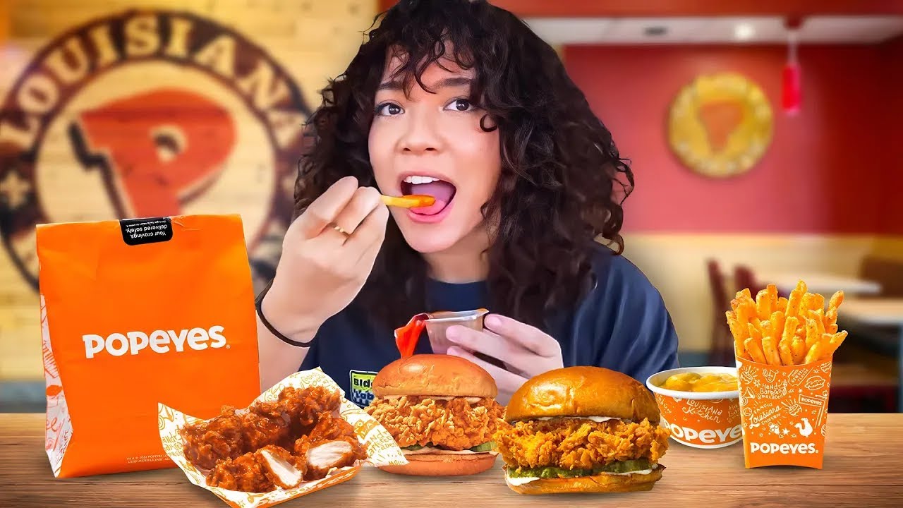 Cinna and Rosii try cinna’s popeyes meal 🥘😋 (from latest stream of cinna)