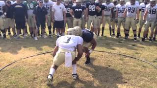 Navy Football Ring Drill