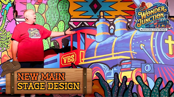 Our BRAND-NEW Main Stage | Wonder Junction VBS: Decorations