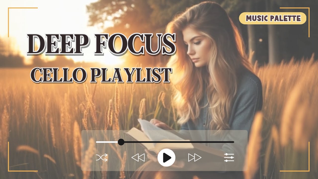 Deep Focus Cello – 1 Hour of Relaxing Instrumental Music for Studying ...