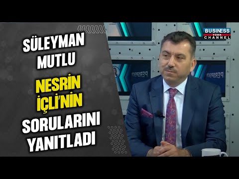 SÜLEYMAN MUTLU NESRİN İÇLİ'NİN SORULARINI YANITLADI...