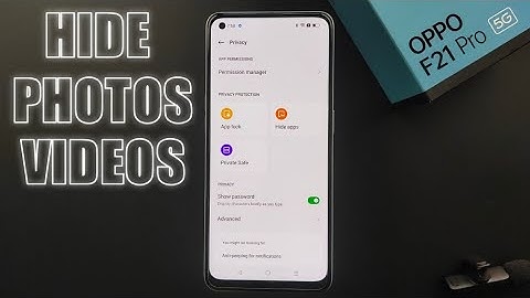 How To Hide Photos Videos Oppo F21 Pro | Hide & Lock All Types Of Files | 2022
