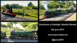 Derailment At Eastleigh Lakeside Railway 