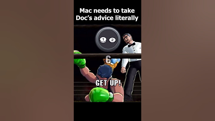Little Mac needs to take Doc's advice LITERALLY #gaming #punchout #shorts