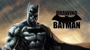 Drawing Batman - Speed Painting (Procreate) and Music by Sean Henry