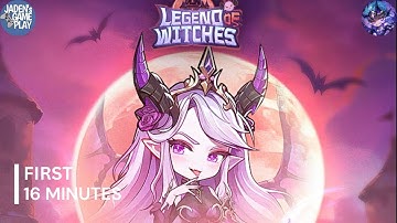 Legend of Witches: Idle RPG | First 16 Minutes | android gameplay