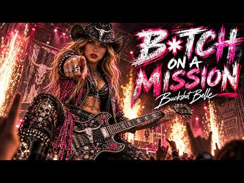 B*tch On A Mission - Dirty Outlaw Rap Banger | Official Lyrics Video