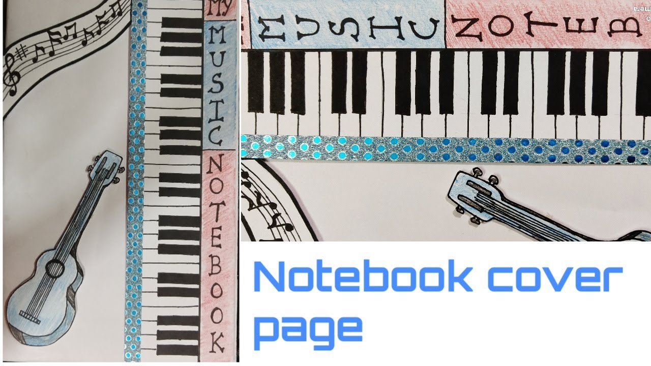 Project File Cover Decoration Notebook Cover Decoration Music project-file-cover-decoration-notebook-cover-decoration-music