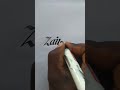 Zain name marker pen writing latter english handwriting calligraphy youtube
