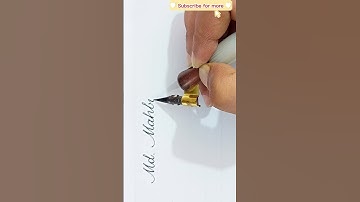 Mahbubur name write by Calligraphy style | #typography #short #shortvideo #calligraphy #shorts