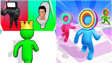 Giant Rush 3D VS Layer Man 3D Gameplay || New Game || Max Level Gameplay || Mobile Game