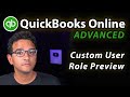 QuickBooks Online Advanced: User Permissions &amp; Role Preview