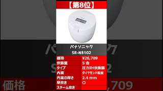 【2023年】「炊飯器」おすすめ人気売れ筋ランキング【最新】#shorts