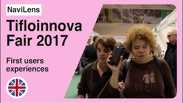 Visually Impaired NaviLens user testimonials at TifloInnova Fair