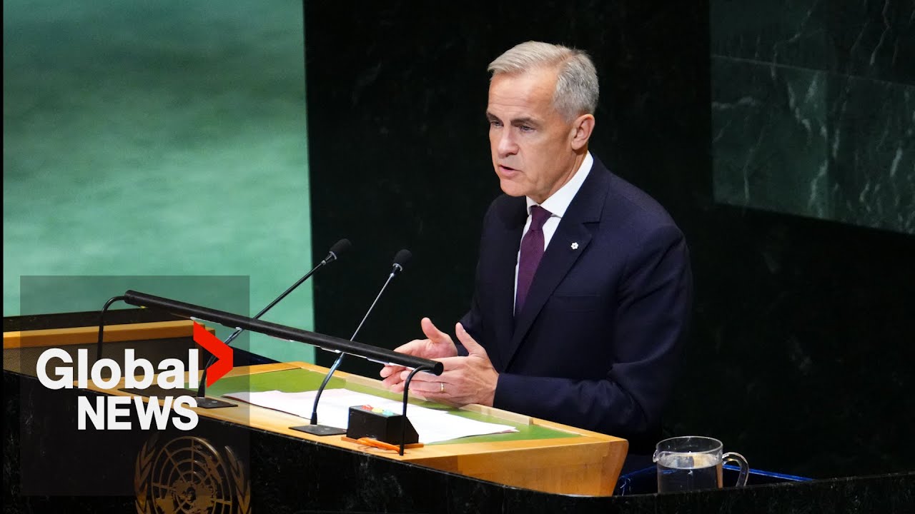 Carney on Canada’s recognition of Palestinian state & meetings with world leaders in New York | FULL