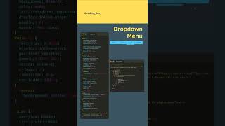 Information Navbar with Drop-down menu using HTML and CSS Guide