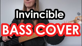 Video thumbnail of "Aminé - Invincible (Bass Cover with TABS in description)"