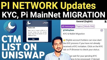 Pi Network KYC, Migration and Certik Security Audit Update | Cheatmoon CTM Mining List on Uniswap