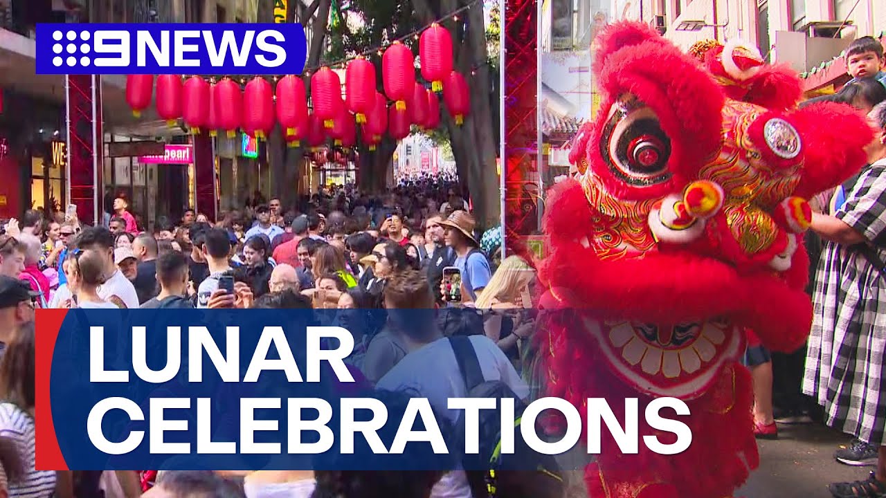 Lunar New Year celebrations kick off in Sydney | 9 News Australia - YouTube