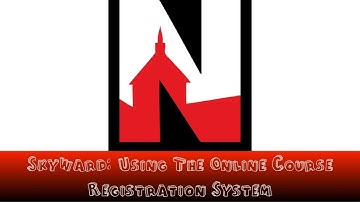 Skyward: Using The Online Course Registration System