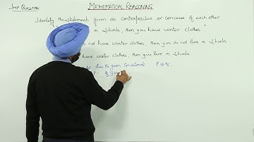 CBSE 11 MATH - MATHEMATICAL REASONING -I Important Ques I Converse Converse, Inverse & Contrapositiv