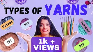 Types Of YARN | Pick The Right YARN For Your Crochet Project