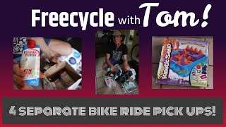 Freecycle with Tom! 4 separate bike ride pick-ups.