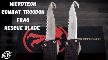 Microtech Combat Troodon Frag Rescue OTF Knife