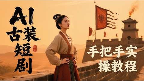 AI爆款古装短剧教程：零基础用AI创作古风短剧，12个作品涨粉100万，手把手教你青椒云+WebUI+FramePack+CosyVoice+Heygem玩转AI短剧赛道！
