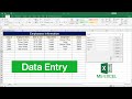 Data Entry using Form in Microsoft Excel 2021 | Data Entry in Excel