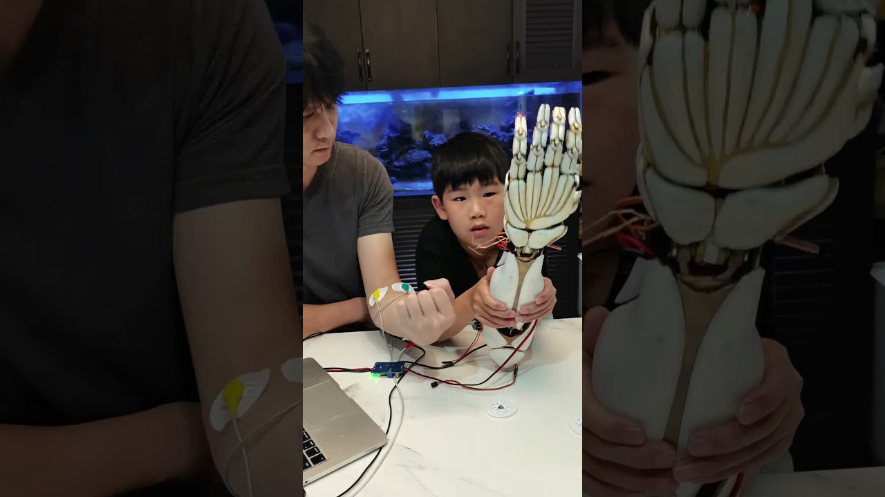 Trying to make a robotic arm for the disabled with my son#Please give the craftsman a double click t