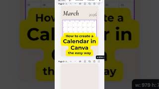 Details How to create a CALENDAR in canva the easy way! 🙌  #canva  #canvadesign #canvatutorial News
